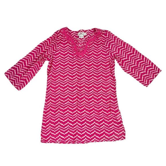 Vineyard Vines Whale Tail Chevron Tunic Small - Picture 1 of 5